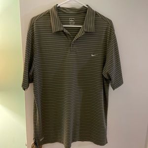 Green Nike Y2K golf polo